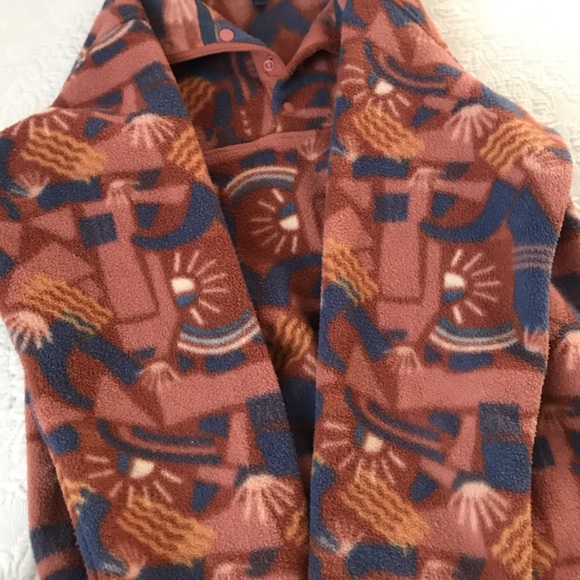 Patagonia Lightweight Synchilla Snap-T in Canyon Block (pattern discontinued) - Picture 5 of 7